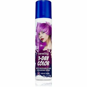 Venita 1-Day Color színező spray hajra árnyalat No. 10 - Violet Aura 50 ml kép