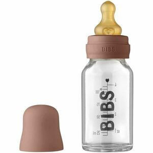 BIBS Baby Glass Bottle 110 ml cumisüveg Woodchuck 110 ml kép