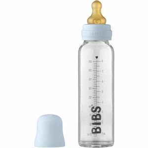 BIBS Baby Glass Bottle 225 ml cumisüveg Baby Blue 225 ml kép