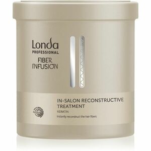 Londa Professional Fiber Infusion In-Salon Reconstructive Treatment helyreállító hajpakolás töredezett, károsult hajra keratinnal 750 ml kép
