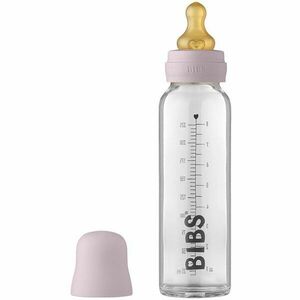 BIBS Baby Glass Bottle 225 ml cumisüveg Dusky Lilac 225 ml kép