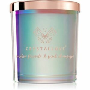 Crystallove Crystalized Scented Candle Rainbow Fluorite illatgyertya 220 g kép