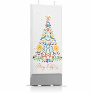 Flatyz Holiday Merry Christmas Color Tree gyertya 6x15 cm kép