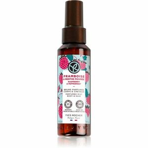 Yves Rocher Bain de Nature illatosított test- és hajpermet hölgyeknek Raspberry & Peppermint 100 ml kép