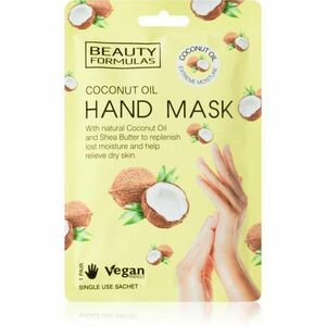 Beauty Formulas Coconut Oil mélyhidratáló maszk kézre 1 db kép