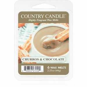 Country Candle Churros & Chocolate illatos viasz aromalámpába 64 g kép