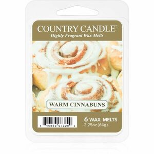 Country Candle Warm Cinnabuns illatos viasz aromalámpába 64 g kép