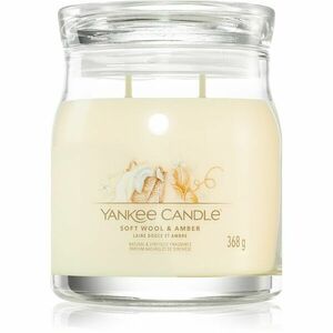 Yankee Candle Soft Wool & Amber illatgyertya 368 g kép