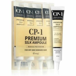 CP-1 Premium Silk öblítést nem igénylő regeneráló ápolás száraz és sérült hajra 4x20 ml kép