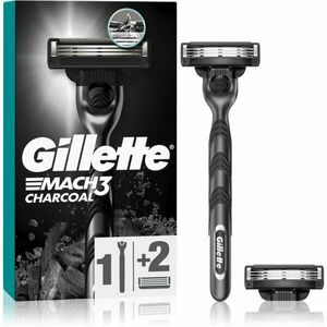 Gillette Mach3 Charcoal borotva + tartalék pengék 2 db kép