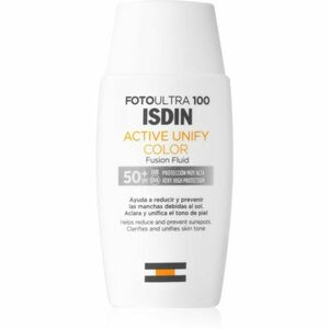 ISDIN Foto Ultra 100 Active Unify védő és tonizáló krém a pigmentfoltok ellen SPF 50+ 50 ml kép
