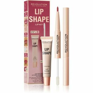 Makeup Revolution Lip Shape Kit ajakápoló készlet árnyalat Rose Pink 1 db kép
