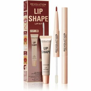 Makeup Revolution Lip Shape Kit ajakápoló készlet árnyalat Warm Nude 1 db kép