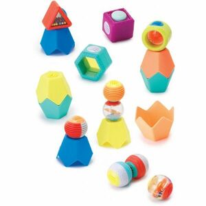 Infantino Sensory Balls, Cubes and Cups játékkészlet 18 db kép