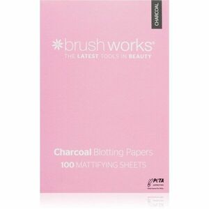 Brushworks Charcoal Blotting Papers mattító kendő 100 db kép