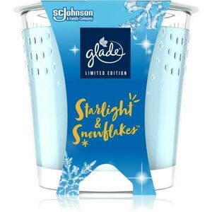 GLADE Starlight & Snowflakes illatgyertya illattal Snow, Frosty Air, Ecalyptus 129 g kép