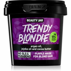 Beauty Jar Trendy Blondie természetesen neutralizáló maszk szőke hajra 150 ml kép