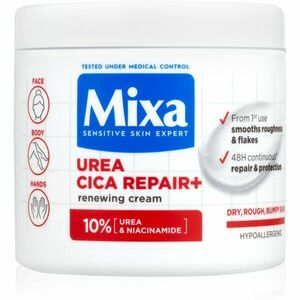 MIXA Urea Cica Repair+ regeneráló testkrém a nagyon száraz bőrre 400 ml kép