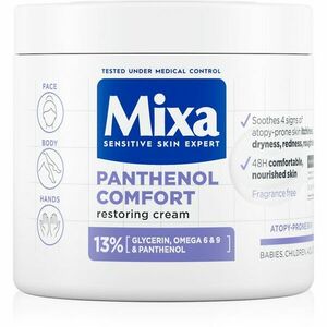 MIXA Panthenol Comfort regeneráló testkrém száraz és atópiás bőrre 400 ml kép