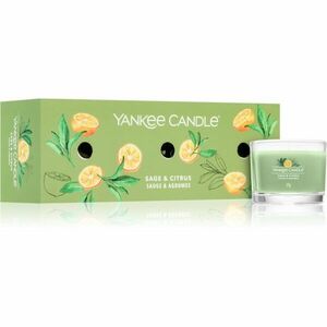 Yankee Candle Sage & Citrus ajándékszett 3x37 g kép