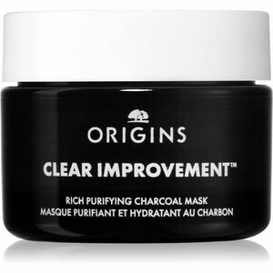 Origins Clear Improvement® Rich Purifying Charcoal Mask tisztító maszk aktív szénnel 30 ml kép