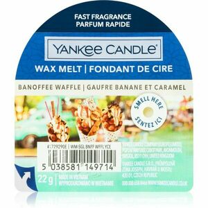 Yankee Candle Banoffee Waffle illatos viasz aromalámpába 22 g kép