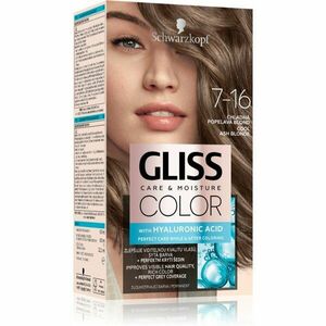 Schwarzkopf Gliss Color tartós hajfesték árnyalat 7-16 Cool Ash Blonde 1 db kép