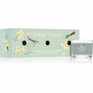 Yankee Candle Smoked Vanilla & Cashmere ajándékszett 3x37 g kép