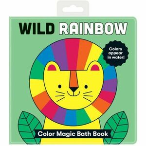 Mudpuppy Color Magic Bath Book Wild Rainbow fürdési játékkönyv 0+ y 1 db kép