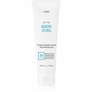 ETUDE SoonJung 2x Barrier Intensive Cream intenzíven hidratáló krém a bőrréteg megújítására 60 ml kép