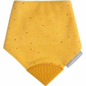 Canpol babies Cloth Bib with Teether előke rágókával Yellow 1 db kép
