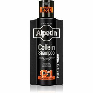 Alpecin Coffein Shampoo C1 Black Edition sampon férfiaknak koffein kivonattal hajnövesztést serkentő 375 ml kép