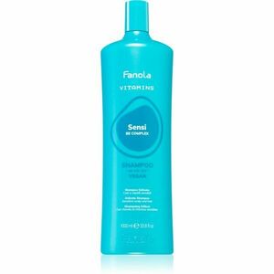 Fanola Vitamins Sensi Delicate Shampoo finom állagú tisztító sampon nyugtató hatással 1000 ml kép