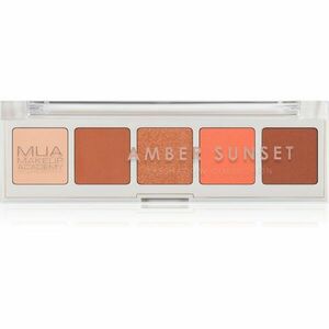 MUA Makeup Academy Professional 5 Shade Palette szemhéjfesték paletta árnyalat Amber Sunset 3, 8 g kép