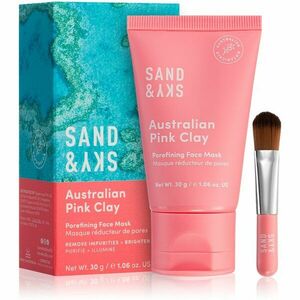 Sand & Sky Australian Pink Clay Porefining Face Mask detoxikációs maszk a kitágult pórusokra 30 g kép
