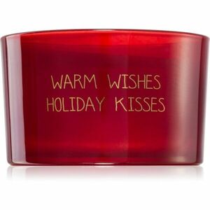 My Flame Winter Wood Warm Wishes Holiday Kisses illatgyertya 13x9 g kép