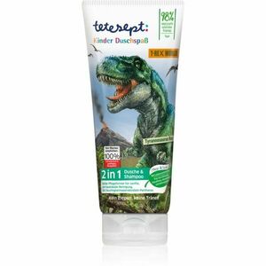 Tetesept Shower Gel & Shampoo T-Rex World gyengéd tusoló gél és sampon gyermekeknek 200 ml kép