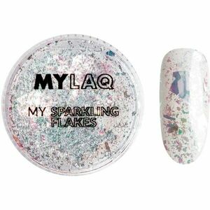 MYLAQ My Flakes Sparkling csillámok körmökre 0, 1 g kép