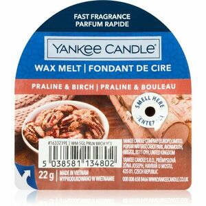 Yankee Candle Praline & Birch illatos viasz aromalámpába 22 g kép