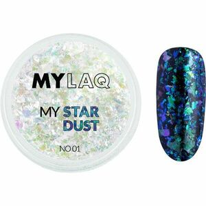 MYLAQ My Star Dust csillámok körmökre árnyalat 01 0, 2 g kép