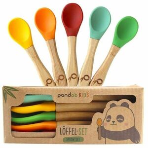 Pandoo Bamboo Spoon Set kiskanál gyermekeknek 5 db kép