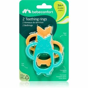 Bebeconfort 2 Teething Rings rágóka 3 m+ 2 db kép