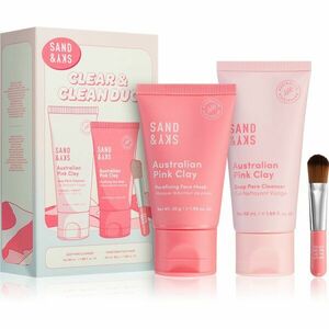 Sand & Sky Australian Pink Clay Clear & Clean Duo arcápoló szett kép