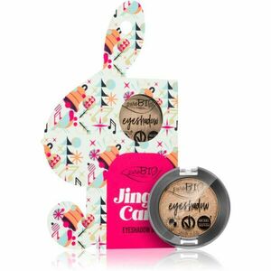 puroBIO Cosmetics Jingle Care Eyeshadow Box szemhéjfesték ajándék kiadás árnyalat 01 Sparkling Wine 2, 5 g kép