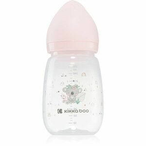 Kikkaboo Savanna Anti-colic Baby Bottle cumisüveg 3 m+ Pink 260 ml kép