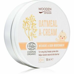 WoodenSpoon Oatmeal A-Cream Tápláló nyugtató krém száraz és atópiás bőrre 100 ml kép