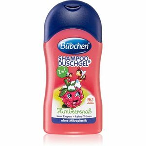 Bübchen Kids Shampoo & Shower II sampon és tusfürdő gél 2 in 1 utazási csomag Himbeere 50 ml kép