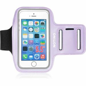 Notino Sport Collection Armband phone case mobil tartó Purple 17x4, 5 cm kép