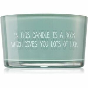 My Flame Candle With Crystal A Rock Which Gives You Lots Of Luck illatgyertya 11x6 cm kép