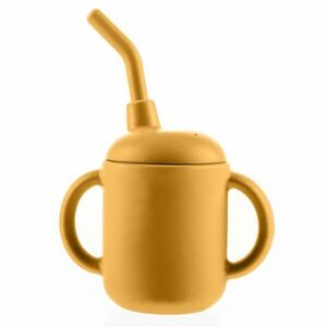 Zopa Silicone Mug bögre 2 az 1-ben Mustard Yellow 1 db kép
